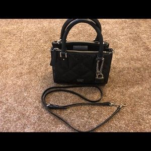Black mini guess purse